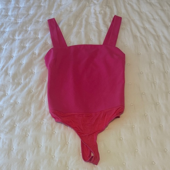 Lulus Tops - Vibrant Pink Bodysuit